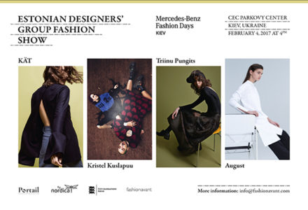 estonian designers at mercedes–benz kiev fashion days, 1–5.02