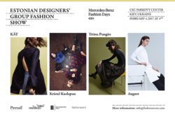 estonian designers at mercedes–benz kiev fashion days, 1–5.02